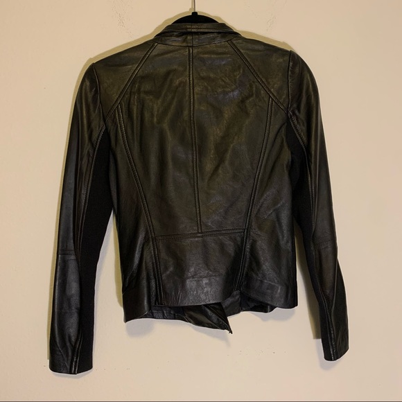 Trouve Asymmetrical Leather Jacket - Picture 8 of 8
